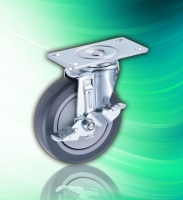 Braking TPR Caster, 4 Braking TPR Caster, 4