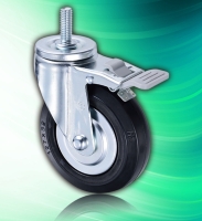 5寸弹力橡胶牙心刹车轮(5x1.25 5寸弹力橡胶牙心刹车轮(5x1.25