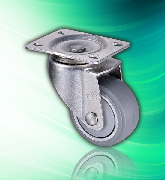 75mm Stainless Rubber Small heavy Duty Industrial Casters 75mm Stainless Rubber Small heavy Duty Industrial Casters