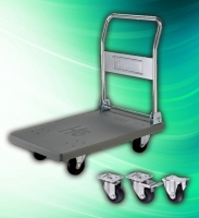 Industrial 300kg Folding Stainless Steel Trolley Cart Industrial 300kg Folding Stainless Steel Trolley Cart