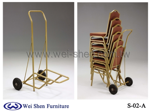 Chair Trolley, Banquet Chair Trolley, Hotel Metal Trolley