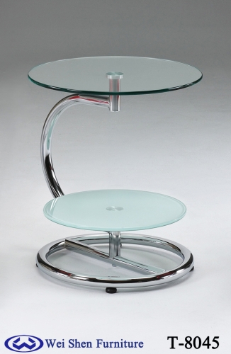 Glass Coffee Table，Teapoy