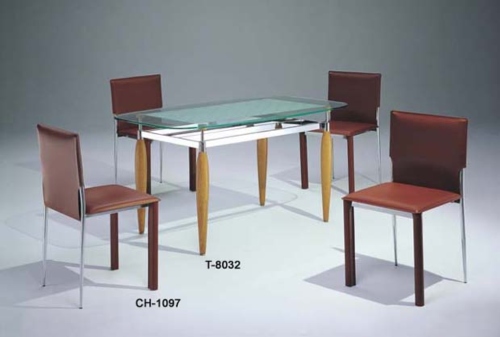 Dining table, Dining chair, Glass table, Tube furniture, Dining furniture