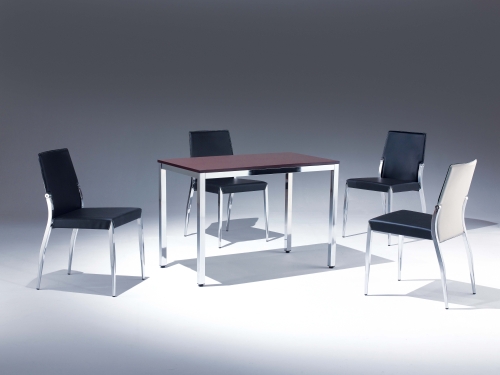 Dining table, Dining chair, Table, Tube furniture, Dining furniture