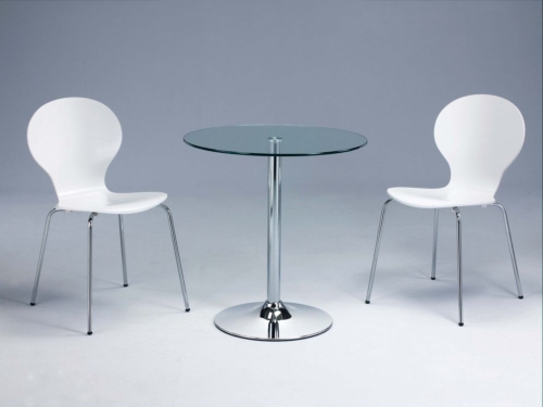 Dining table, Dining chair, Glass table, Tube furniture, Dining furniture