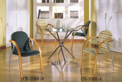 Dining table, Dining chair, Glass table, Tube furniture, Dining furniture