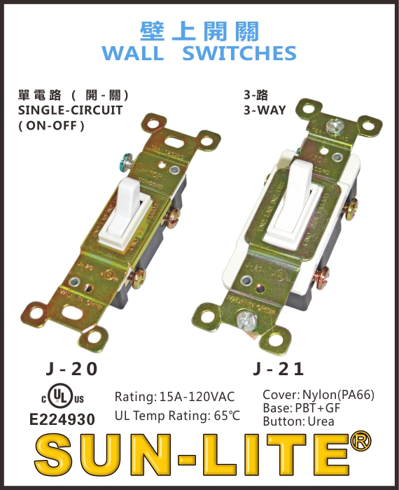 WALL SWITCHES
TURN KNOB MULTIPLEXOR SWITCHES