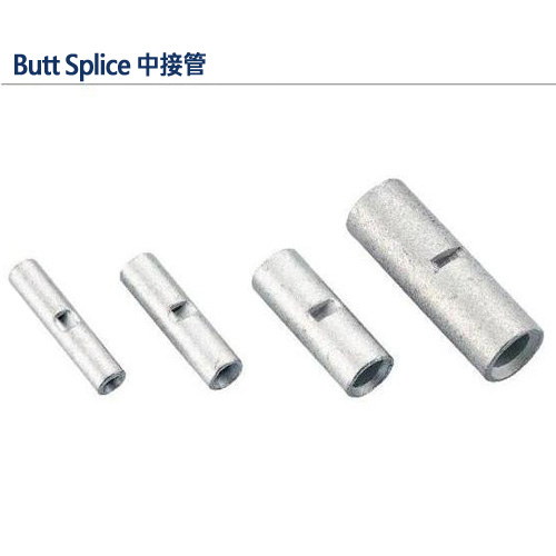 Butt Splice - Non-Insulated Butt Connector, Seamless Crimp Terminal