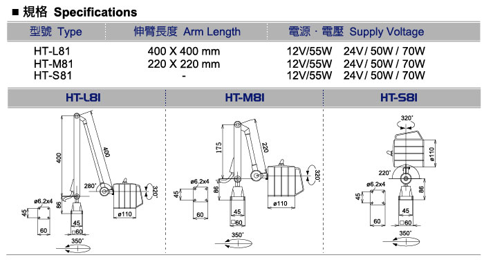 WATER-PROOF HALOGEN LIGHTING LAMP