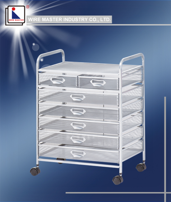 Seven Drawer Storage Rack