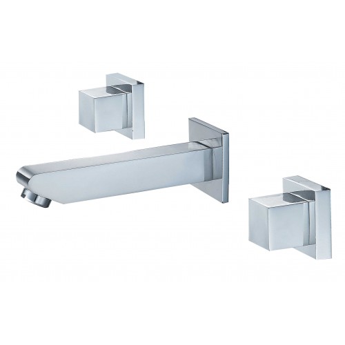 Wall-mount Basin Faucet Set (Square-shape)