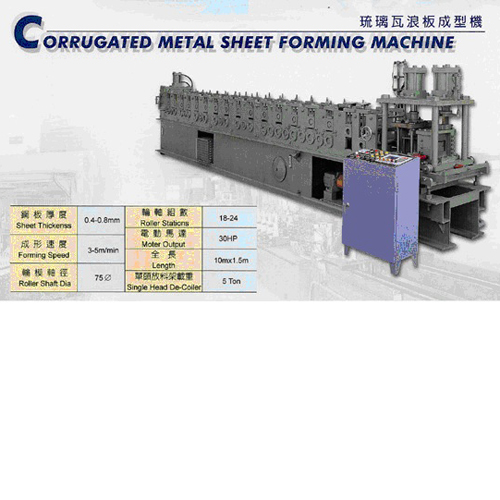 Corrugated Metal Sheet Forming Machines