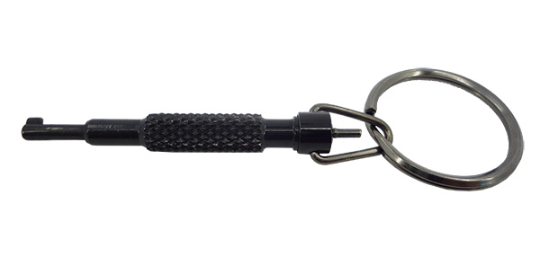 Short Round Swivel Handcuff Key