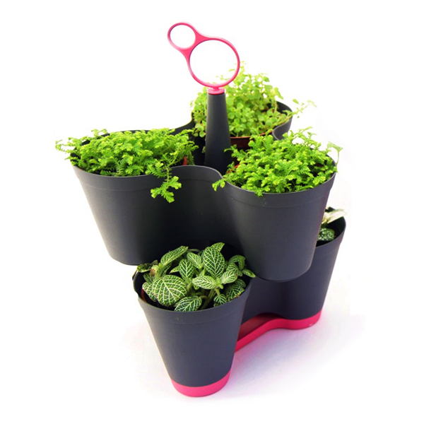 2-Tier Stylish Stackable Planters