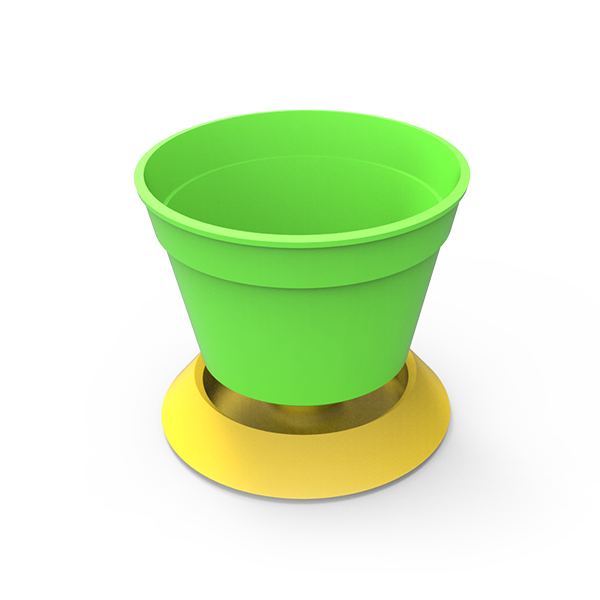 2 in 1 Colorful Garden Pot with Saucer 2 in 1 Colorful Garden Pot with Saucer