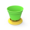 2 in 1 Colorful Garden Pot with Saucer