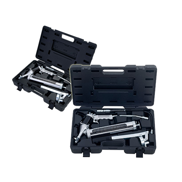 Air & Manual Free-Angle Operation Grease Gun Set