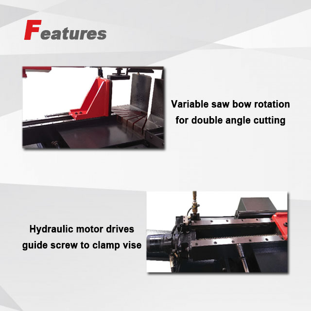 Heavy Duty Double Column Miter Cutting Bandsaw Heavy Duty Double Column Miter Cutting Bandsaw