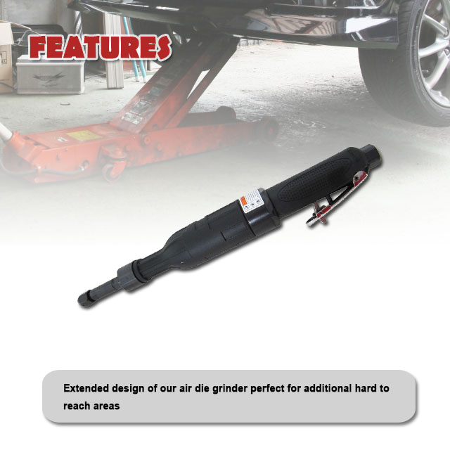 Industrial Extended Air Die Grinder w/ 1” Shaft