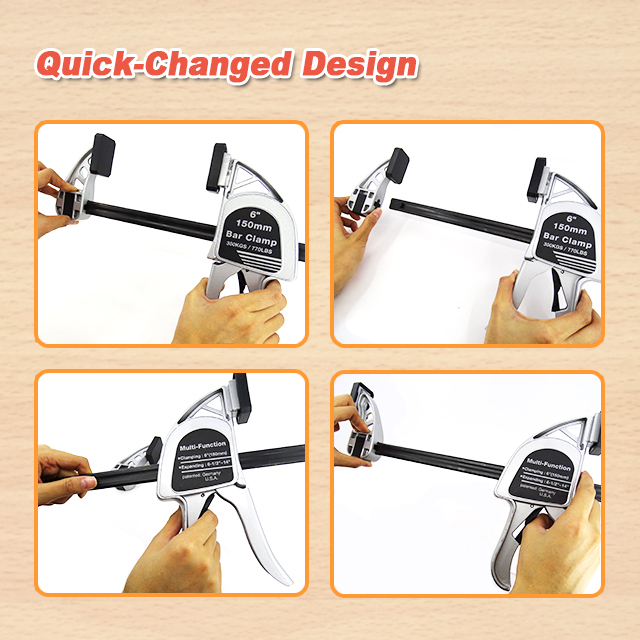 Heavy Duty Aluminum Bar Clamp