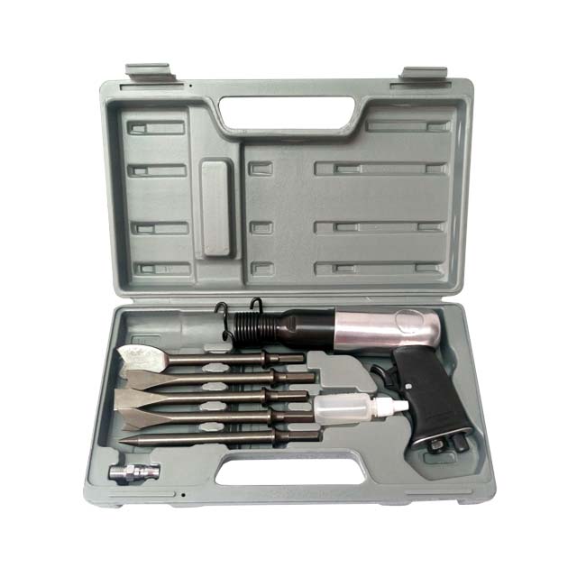 Low Vibration Air Hammer Kit w/ Chisels