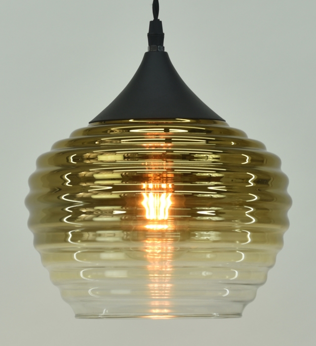 Gold Metallic Ombre Glass fitting