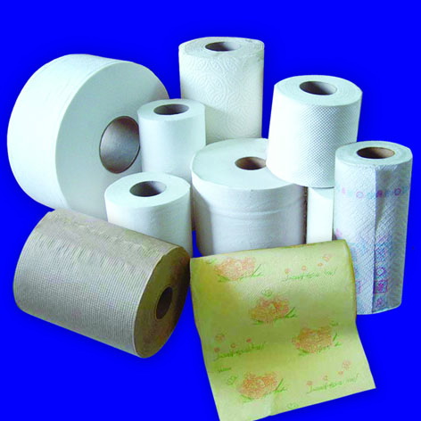 Kitchen towel roll slitter rewinder