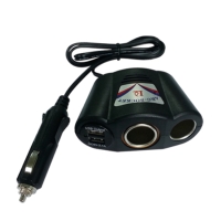 Auto Socket With USB Adapter