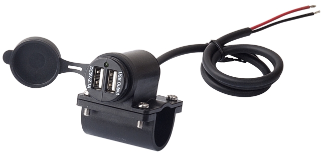 2 Port USB Power supply for Vehicles & Motorcycle