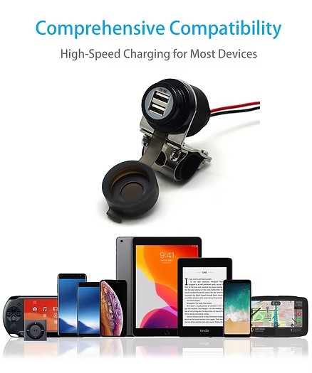 摩托車車把USB電源充電器