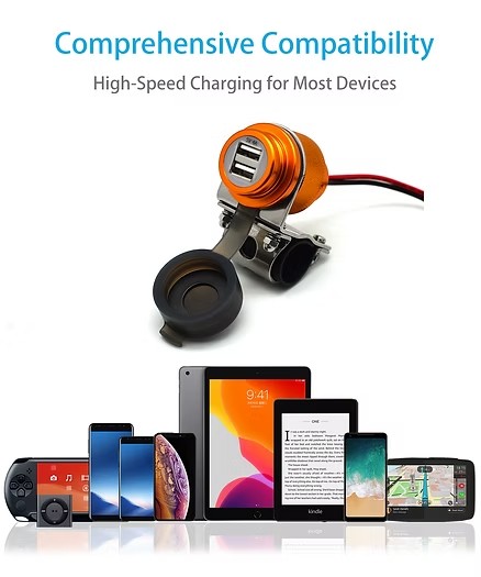 摩托車車把USB電源充電器