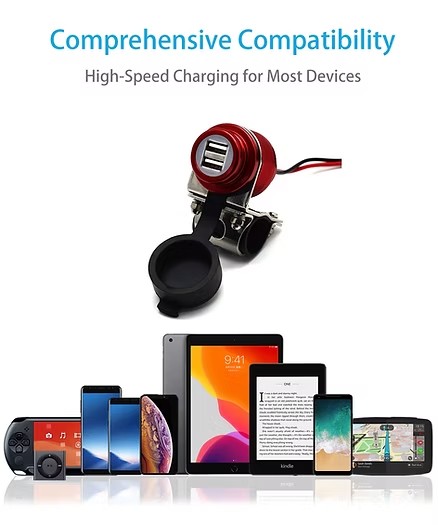 摩托車車把USB電源充電器