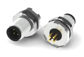 M5 RESISTANCE MALE CONNECTOR PANEL MOUNT