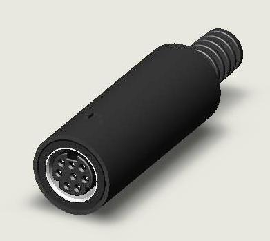 MINI DIN CABLE JACK ASSEMBLY TYPE MINI DIN CABLE JACK ASSEMBLY TYPE