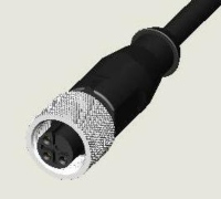 M12 3P JACK WATER RESISTANCE PUR CABLE ASS`Y