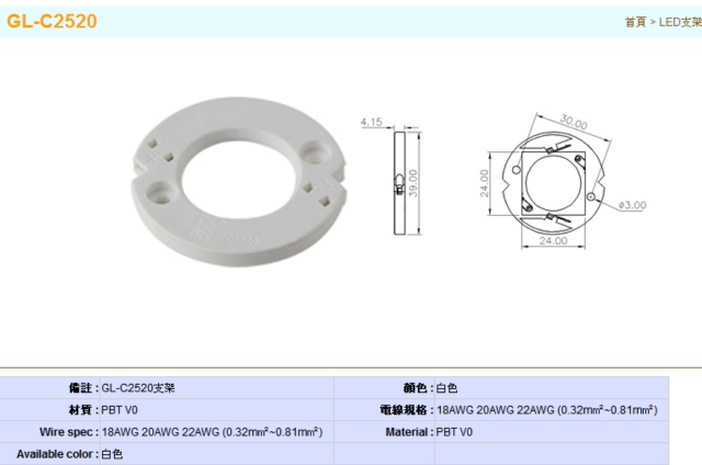 LED COB holder