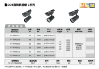 COB直筒轨道灯 C系列