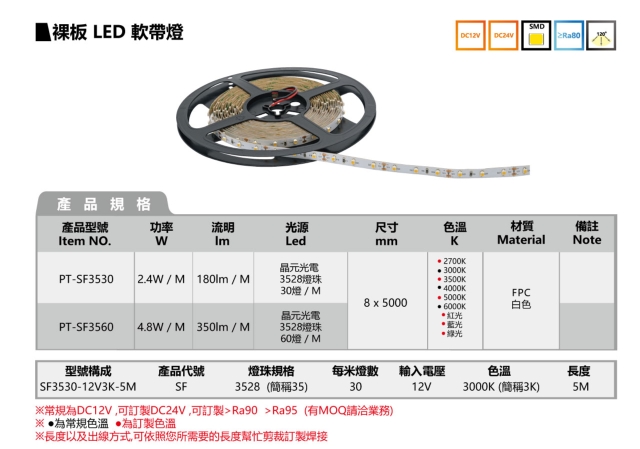 LED FLEXIBLE TAPE LIGHT