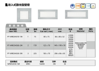 崁入式散光型壁燈