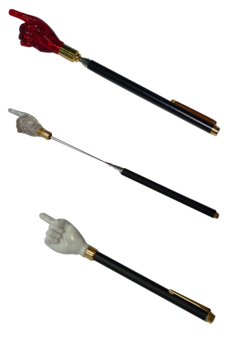 Finger style telescopic pointer pen Finger style telescopic pointer pen