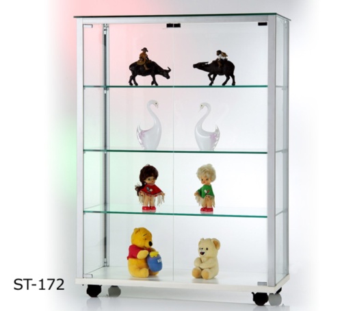 Glass display cabinet
