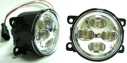 90mm 投射式LED晝行燈-ECE R87, EMC R10, SAE 90mm 投射式LED晝行燈-ECE R87, EMC R10, SAE