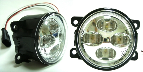 90mm 投射式LED晝行燈-ECE R87, EMC R10, SAE 90mm 投射式LED晝行燈-ECE R87, EMC R10, SAE