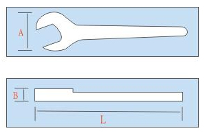 Heavy Duty Single Open End Wrench