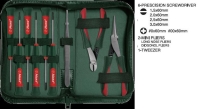 9pcs Precision Screwdriver & Mini Pliers Set