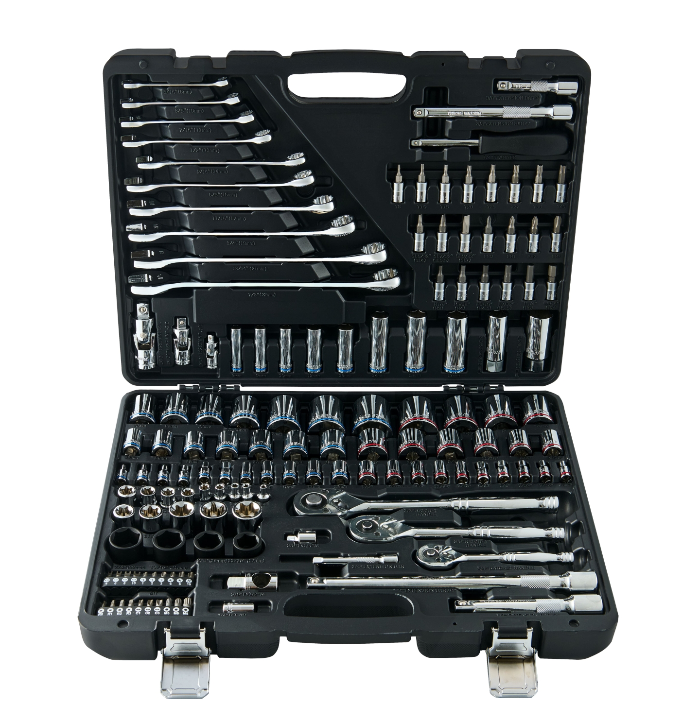 1/4 + 3/8 + 1/2DR. 139PCS SOCKET SET