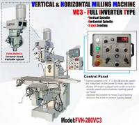 [Full Inverter Type ]Vertical / Horizontal Turret Milling Machine