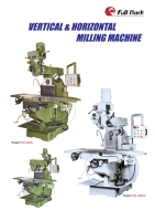 Vertical / Horizontal Turret Milling Machine Vertical / Horizontal Turret Milling Machine