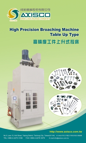 High Precision Broaching Machine (Table Up Type)