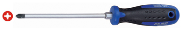 Pozi Screwdriver With Hexagon Bolster Pozi Screwdriver With Hexagon Bolster